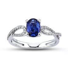 Harem Altın RTY36 Kadın 1.10 ct Pırlanta Safir Yüzük