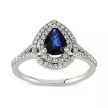 Harem Altın RTY37 Kadın 1.05 ct Pırlanta Safir Yüzük