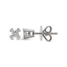Harem Altın TKPE4 0.16 ct Tektaş Kalp Tırnak Pırlanta Küpe