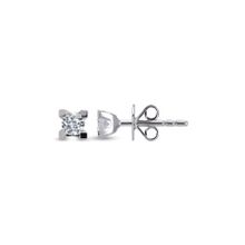 Harem Altın TKPE7 0.18 ct Tektaş Takoz Tırnak Pırlanta Küpe