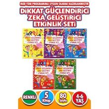 Harika Çocuk Yayınları PYD20220085 4-6 Yaş 15 Kitap Matematik Kodlama ve Dikkat ve Zeka Geliştirici Etkinlik Seti