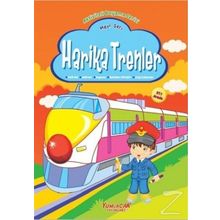 Harika Trenler - Mavi Seri: Aktiviteli Boyama Serisi