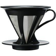 Hario 02 Siyah Kendinden Filtreli Dripper