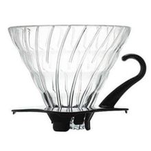 Hario V60 02 Siyah Cam Dripper