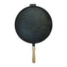Harlem HGT-36S Siyah 36 cm Granit Döküm Gözleme Tavası