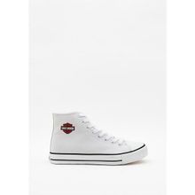 Harley Davidson 023M100382 Pittsburgh Plain White Erkek Sneaker