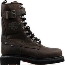 Harley Davidson 025G100385 Kahverengi Gladis Olive Baskılı Deri Genç Günlük Bot