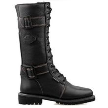 Harley Davidson 025Z100640 Siyah Belhaven WP Günlük Kadın Çizme
