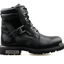 Harley Davidson Franco 025M100726 Deri Siyah Erkek Bot