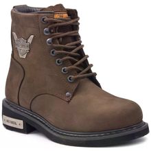 Harley Davidson Gibson 025M100109-D04-27 Nubuk Kahverengi Erkek Bot