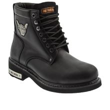 Harley Davidson Gibson Nubuk Siyah Erkek Bot