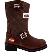 Harley Davidson Laconia 644 025G100071-B23-27 Kahverengi Deri Kadın Çizme