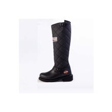 Harley Davidson Laconia Hi 646 Black Yağlı Deri Siyah Kadın Çizme