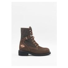 Harley Davidson New Worker 025G100078-D04-08 Dark Brown Koyu Kahverengi Crazy Deri Kadın Bot