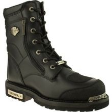 Harley Davidson Riddick 025M100552-B14-09 Siyah Deri Erkek Bot