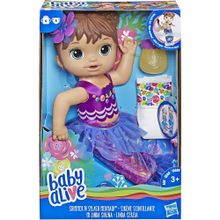 Hasbro Baby Alive E3691 Kumral Deniz Kızı Bebeğim