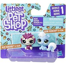 Hasbro Littlest Pet Shop İkili Miniş Hildy Hedgehog & Alina Skunekerby Aksiyon Figürleri