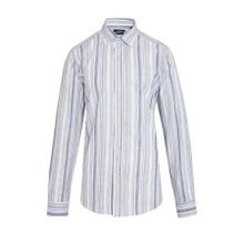 Hatemoğlu Kahverengi Çizgili Slim Fit Gömlek