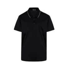 Hatemoğlu Siyah Regular Fit %100 Pamuk Merserize Polo Yaka Tişört