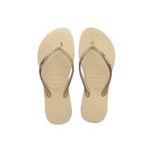 Havaianas 414609-0154 Kahverengi Slim Sparkle II Kadın Terlik