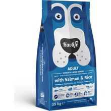 Havlife Somonlu ve Pirinçli Orta ve Büyük Irk 15 kg Yetişkin Köpek Maması