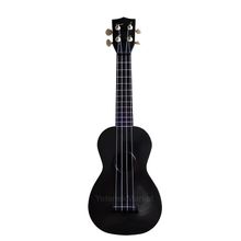 Hawiian Siyah Soprano Ukulele