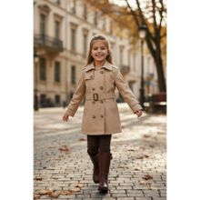 HÇ Hülya Çelik KİDSWEAR 2018 Kız Çocuk Trençkot