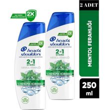 Head & Shoulders 2'si 1 Arada Mentol Ferahlığı 2x250 ml Şampuan