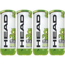 Head Tip 3'lü 9-10 Yaş Yeşil Çocuk Tenis Topu