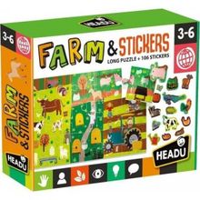 Headu Stickers The Farm Puzzle