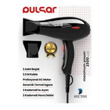 Hector Pulsar Q5 Siyah Profesyonel Saç Kurutma Makinesi