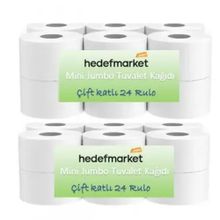 Hedefmarket 24'lü Mini Jumbo Cimri Tuvalet Kağıdı