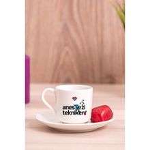 Hediye Dükkanı Anestezi Teknikeri Porselen Türk Kahvesi Fincanı