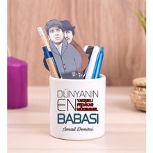 Hediye Dükkanı Dünyanın En Iyi Babası Seramik Kalemlik