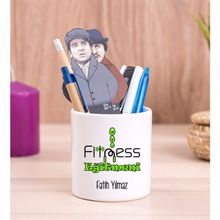 Hediye Dükkanı Fitness Eğitmeni Seramik Kalemlik