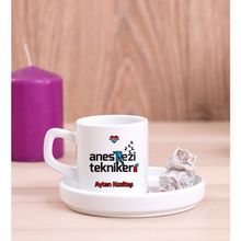 Hediye Dükkanı Kişiye Özel Anestezi Teknikeri Concept Türk Kahvesi Fincanı