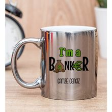 Hediye Dükkanı Kişiye Özel Bankacı Silver Kupa Bardak