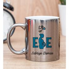 Hediye Dükkanı Kişiye Özel Ebe Silver Kupa Bardak