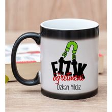 Hediye Dükkanı Kişiye Özel Fizik Öğretmeni Sihirli Kupa Bardak
