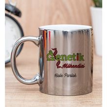 Hediye Dükkanı Kişiye Özel Genetik Mühendisi Silver Kupa Bardak