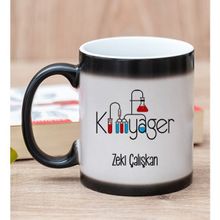 Hediye Dükkanı Kişiye Özel Kimyager Baskılı Sihirli Kupa Bardak