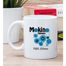 Hediye Dükkanı Kişiye Özel Makine Mühendisi Beyaz Kupa Bardak