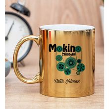 Hediye Dükkanı Kişiye Özel Makine Teknisyeni Gold Kupa Bardak
