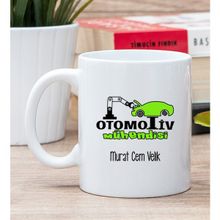 Hediye Dükkanı Kişiye Özel Otomotiv Mühendisi Beyaz Kupa Bardak