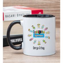 Hediye Dükkanı Kişiye Özel Özel Eğitim Öğretmeni Siyah Kupa