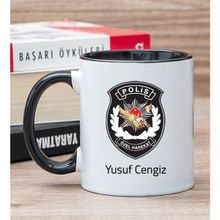 Hediye Dükkanı Kişiye Özel Özel Harekat Polisi Siyah Kupa