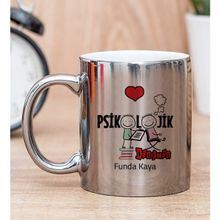 Hediye Dükkanı Kişiye Özel Psikolojik Danışman Silver Kupa Bardak
