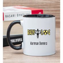 Hediye Dükkanı Kişiye Özel Radyolog Siyah Kupa Bardak
