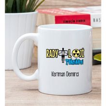 Hediye Dükkanı Kişiye Özel Radyoloji Teknikeri Beyaz Kupa Bardak