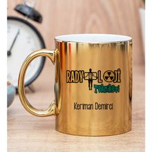 Hediye Dükkanı Kişiye Özel Radyoloji Teknikeri Gold Kupa Bardak